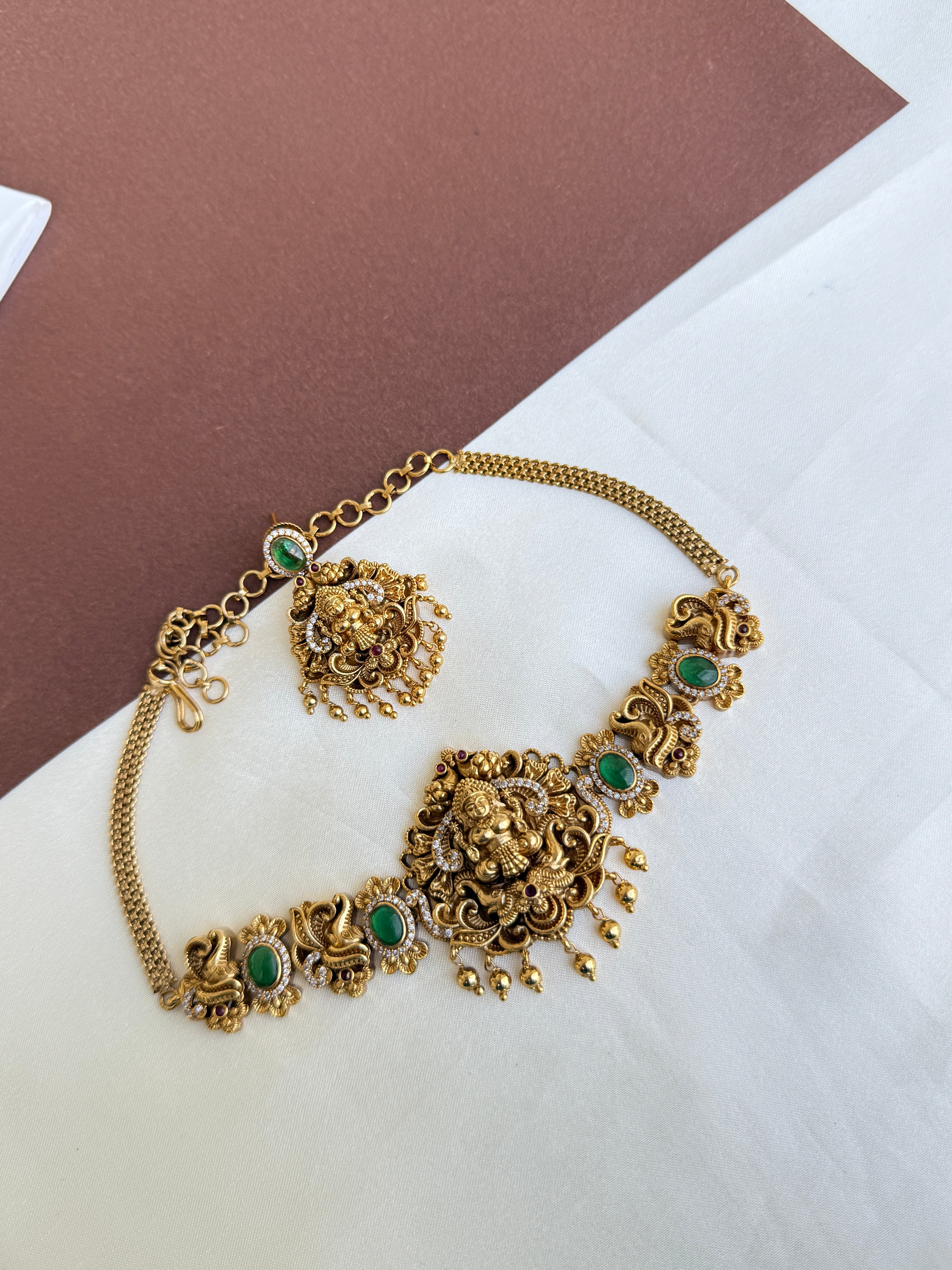 Ns413 nakshi Lakshmi Devi choker
