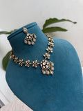Ns434 moissanite neckset