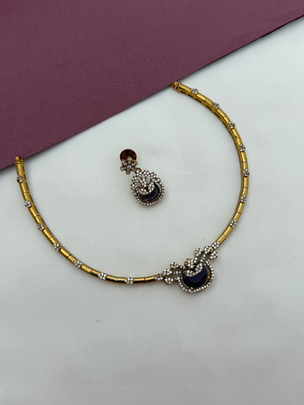 Simple kante with earrings suitable for kids NS633