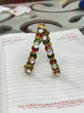 SB615 jadau kundan moissanite openable bangles