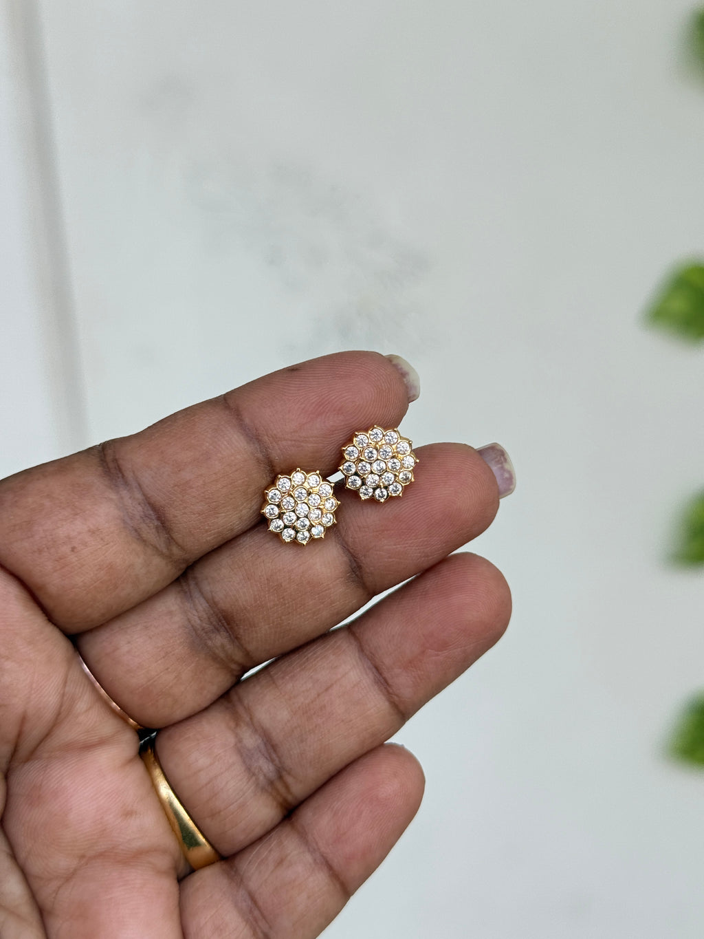 Ph264 panchaloham flower backscrew studs