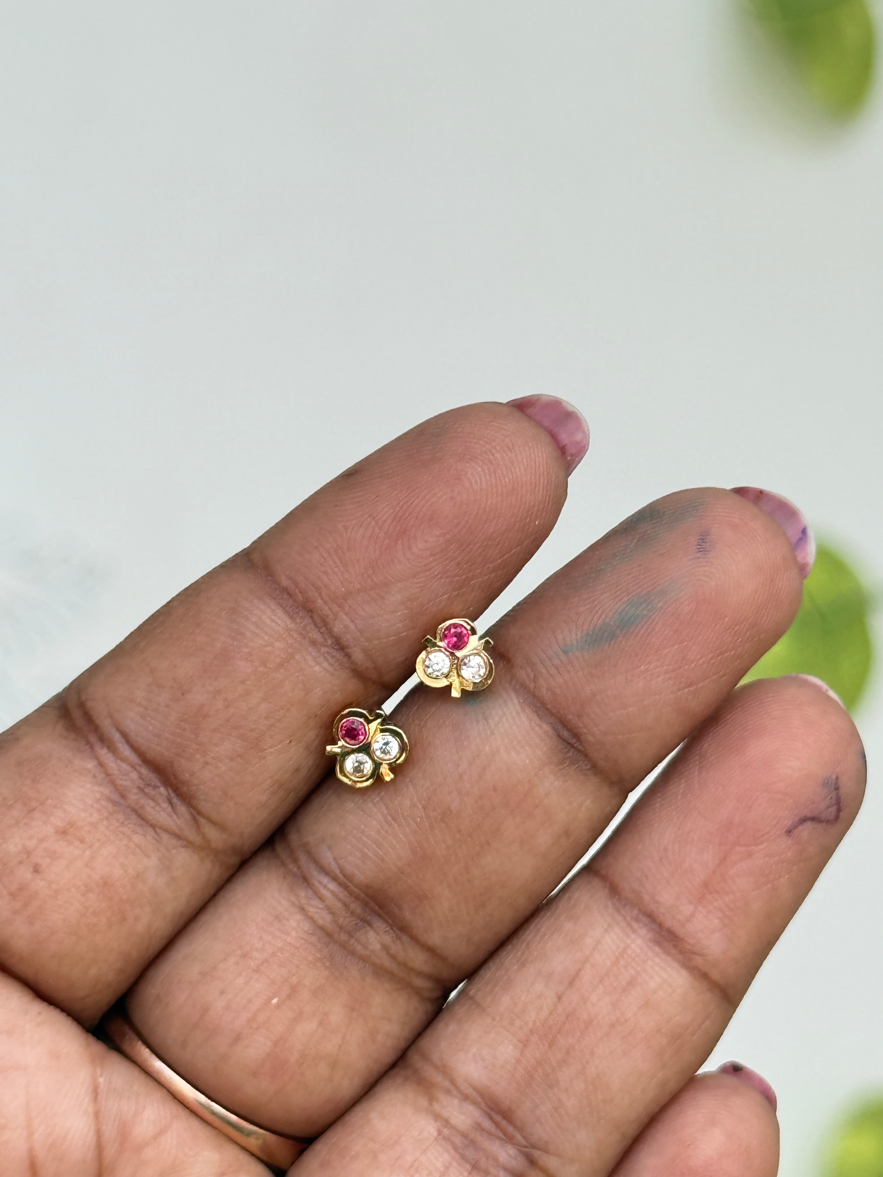 Ph036 Panchaloham small studs with back screw