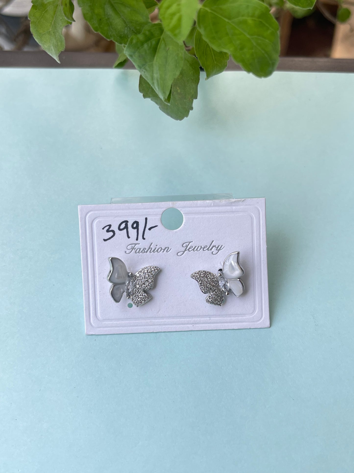 Butterfly studs in 2 colors