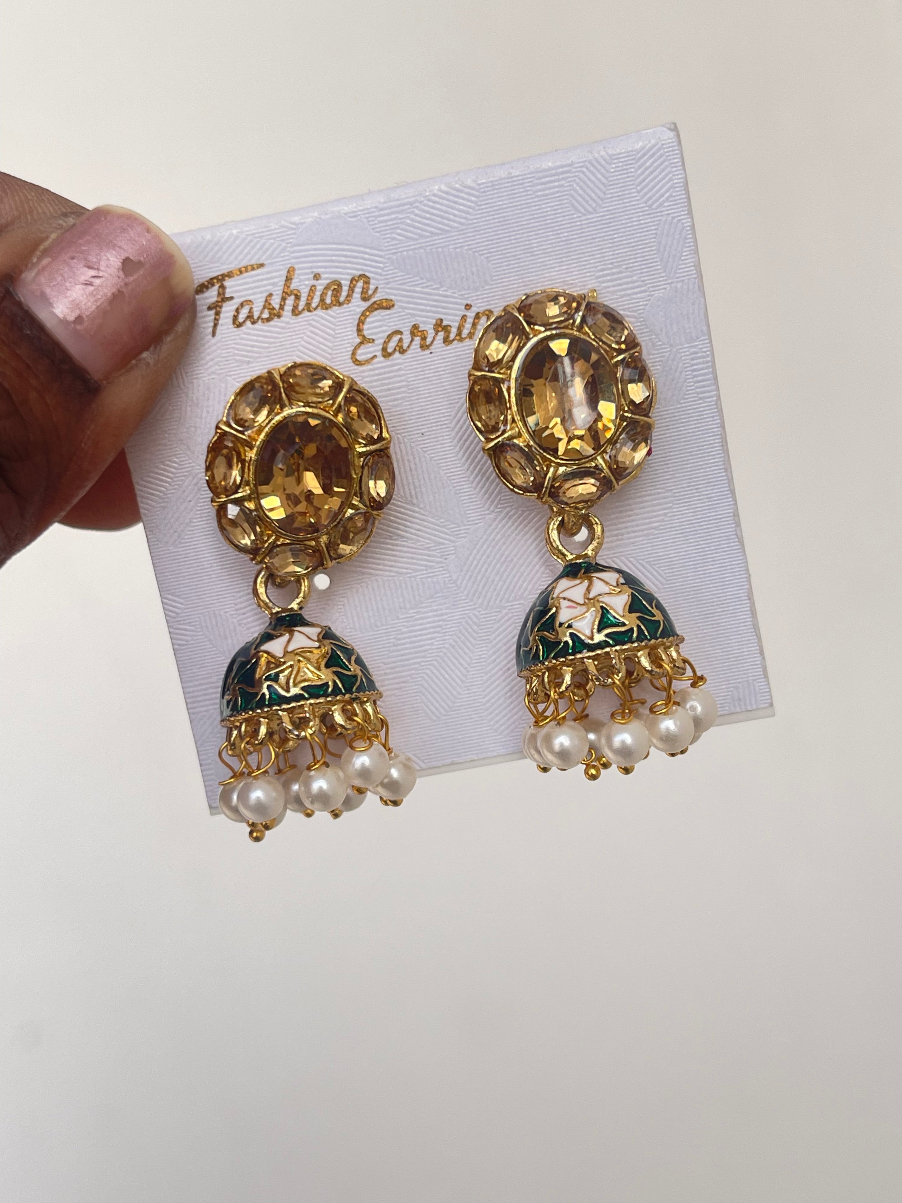 Small size Meenakari Earrings