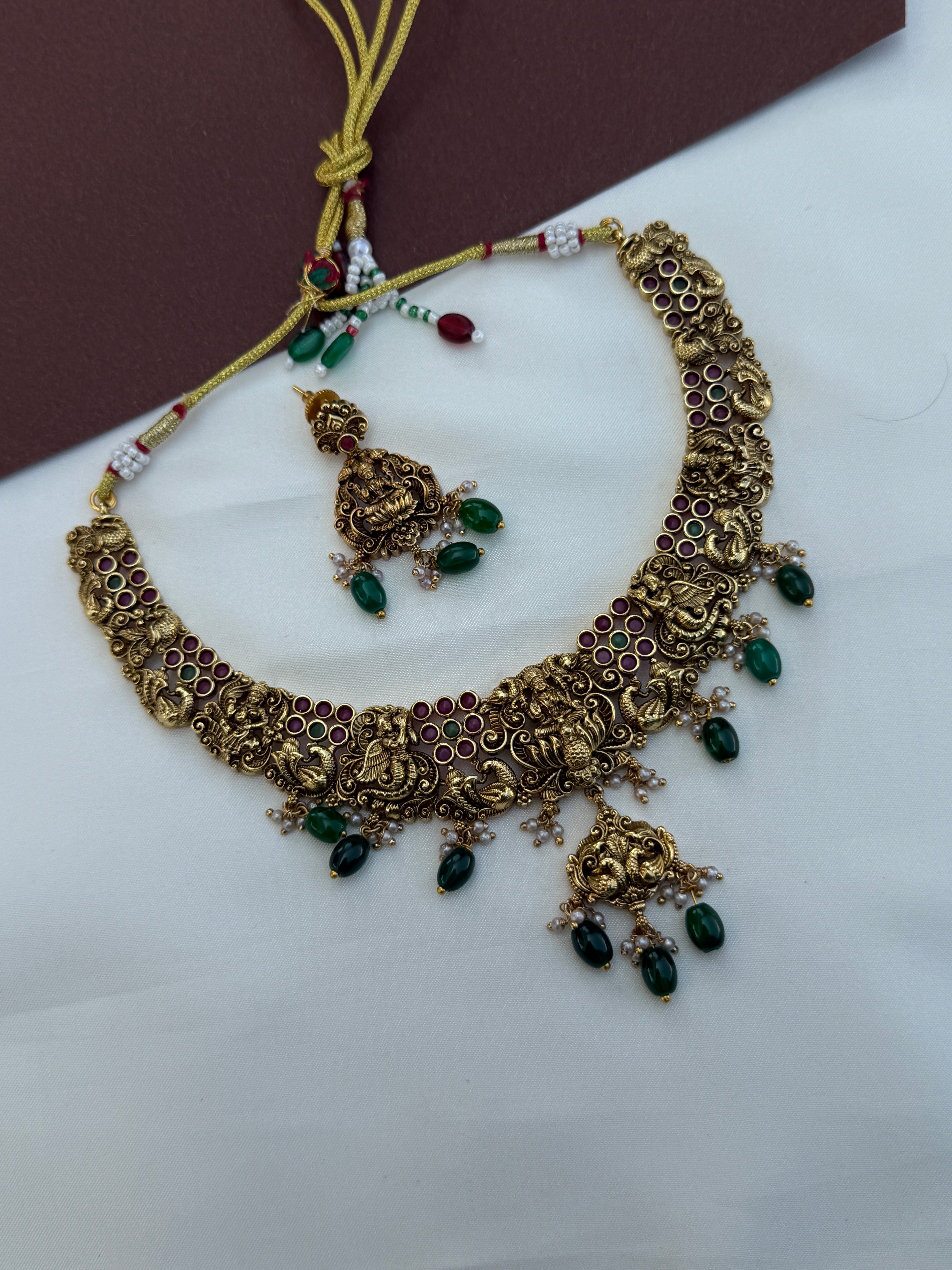 Ns735 Lakshmi devi neckset