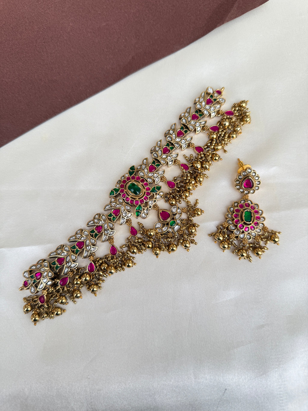 Ns517 jadau kundan choker