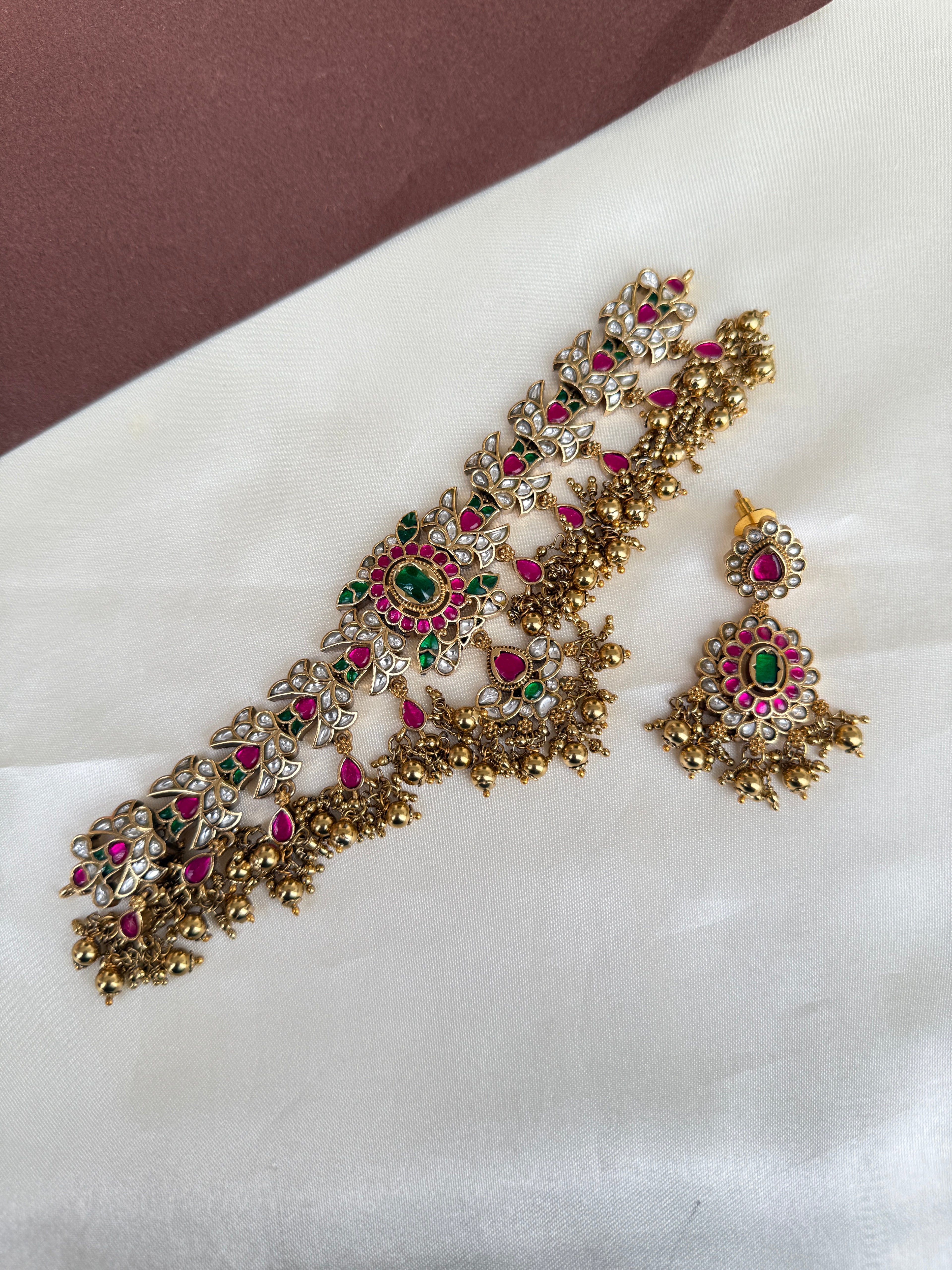Ns517 jadau kundan choker