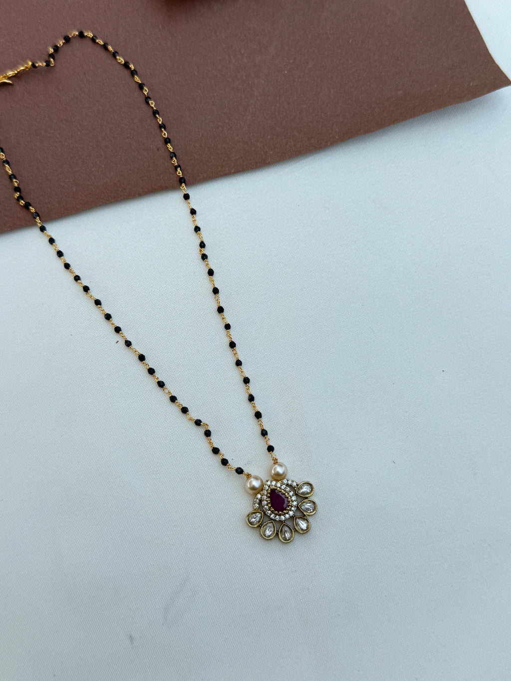 Bb068 18 inches single line blackbeads