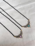 Single line 18inches Victorian short blackbeads bb1619
