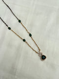 BB011 single line 18 inches Black Beads