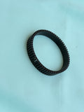 MN024 anti tarnish black ceramic mens bracelet