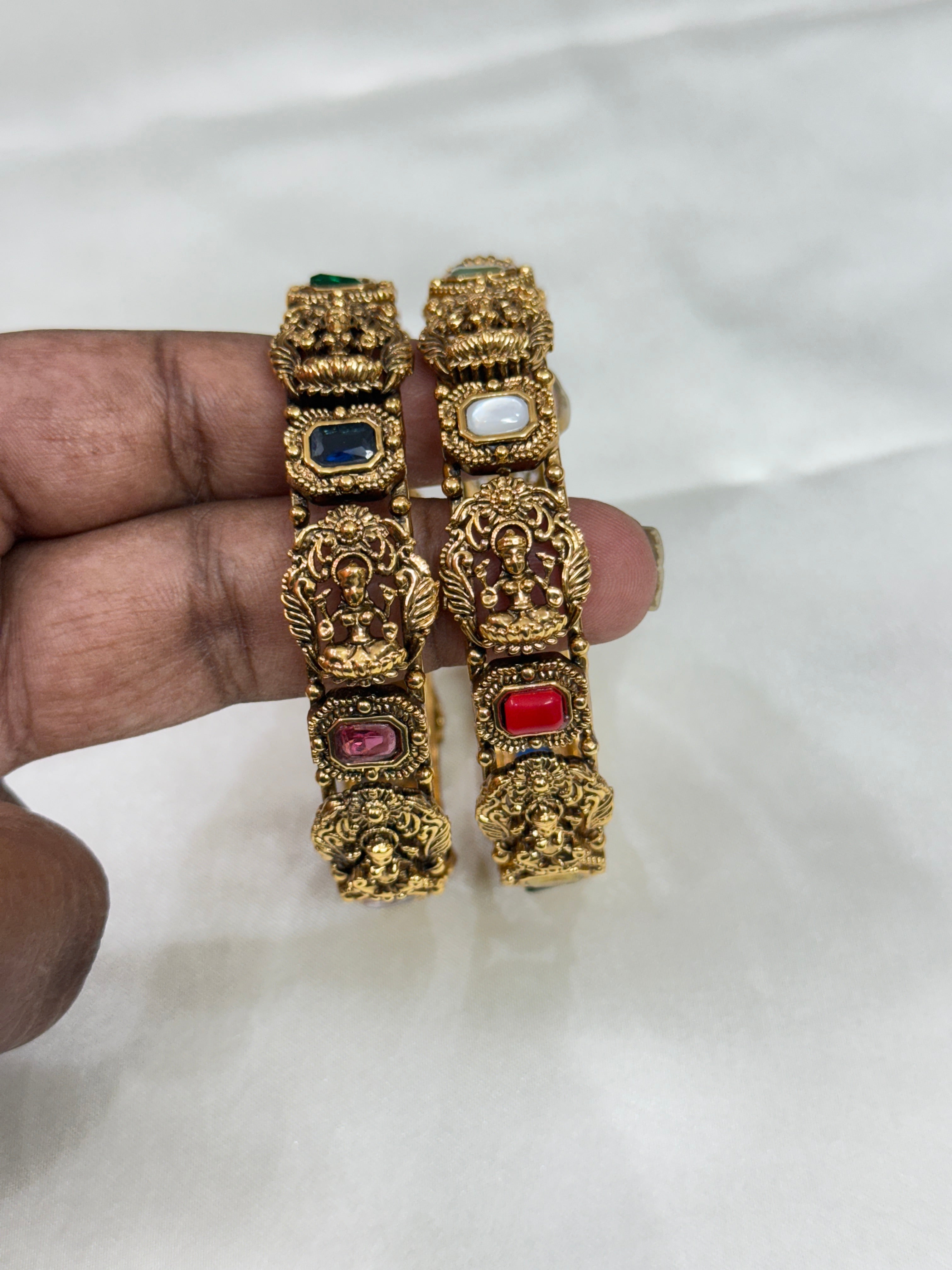 Sb107 Lakshmi Devi navarathan bangles