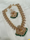 3/th green beads Lakshmi haram LH5076