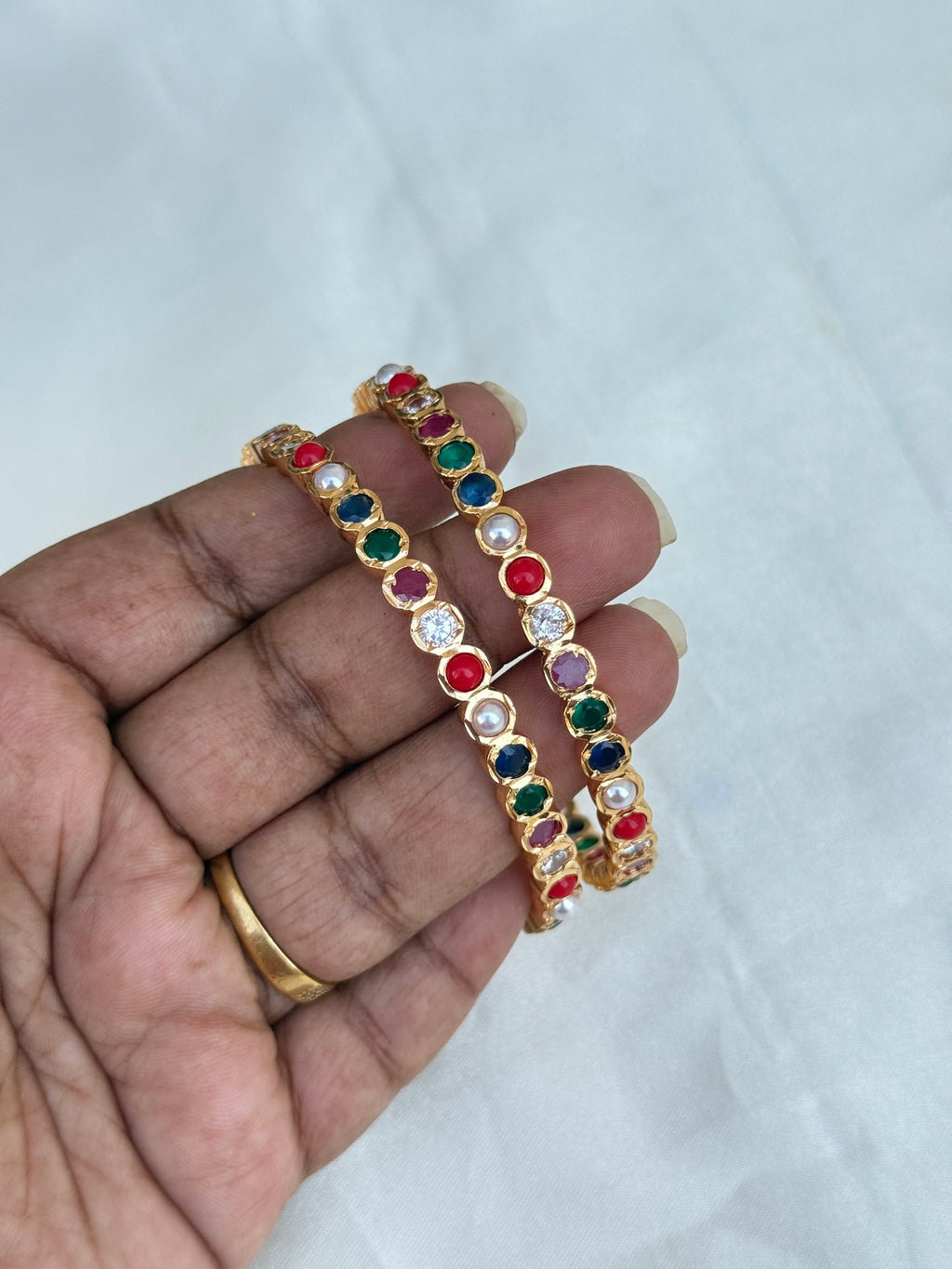 Ph101 panchaloham Navarathan bangles