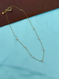 DC090 anti tarnish single line drops 18inches adjustable daliy wear chain