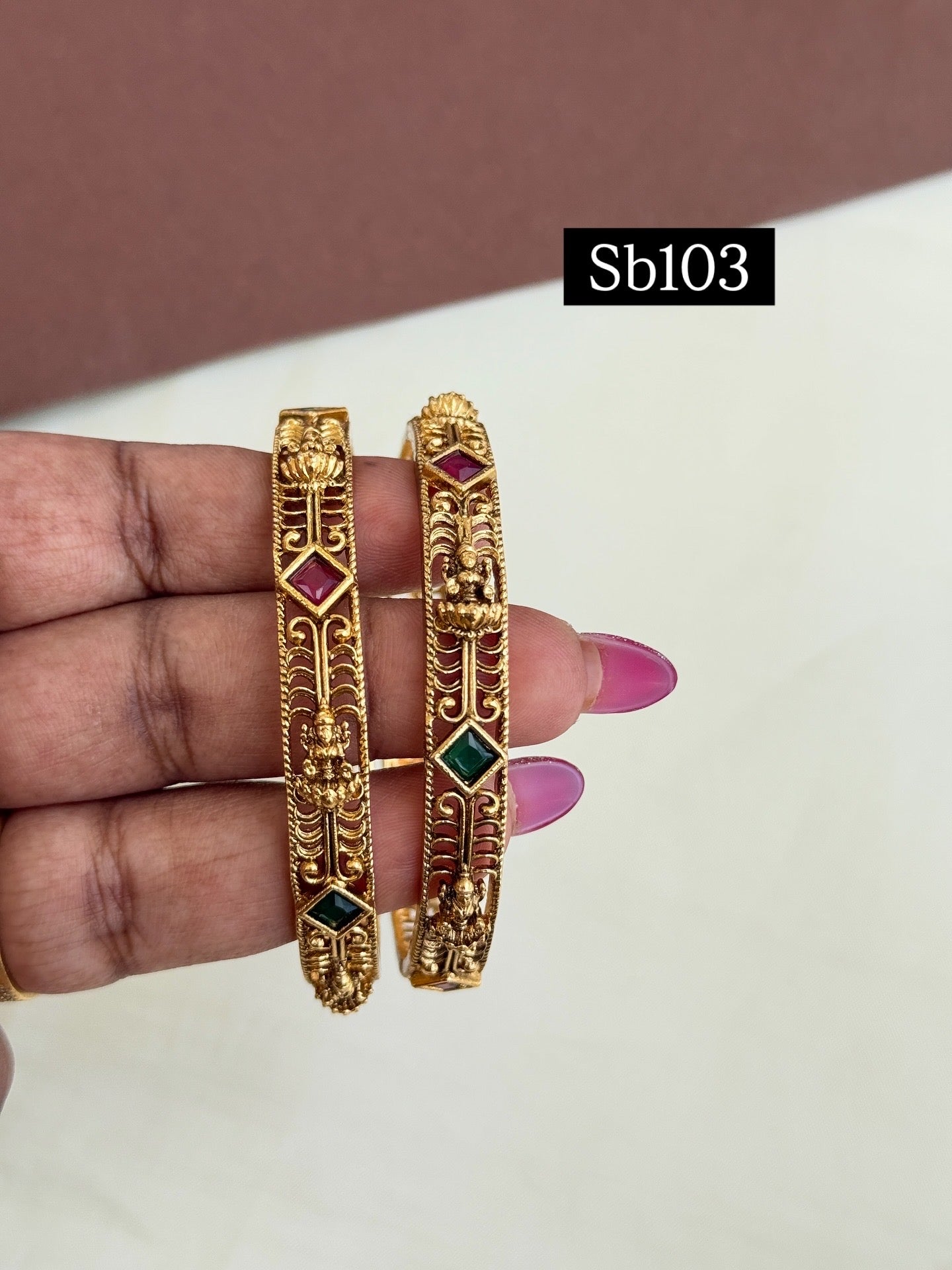 Sb103 Multi Lakshmi Devi bangles