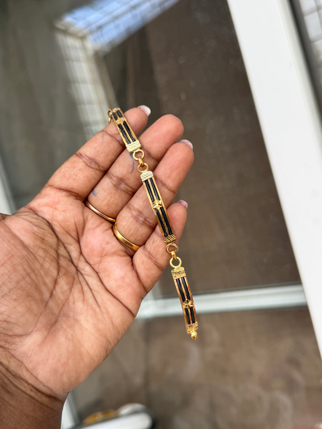 Ph613 panchaloham unpolished mens bracelet