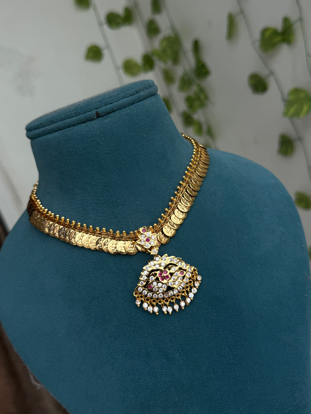 Ph144 panchaloham palisade Lakshmidevi kasulaperu neckset