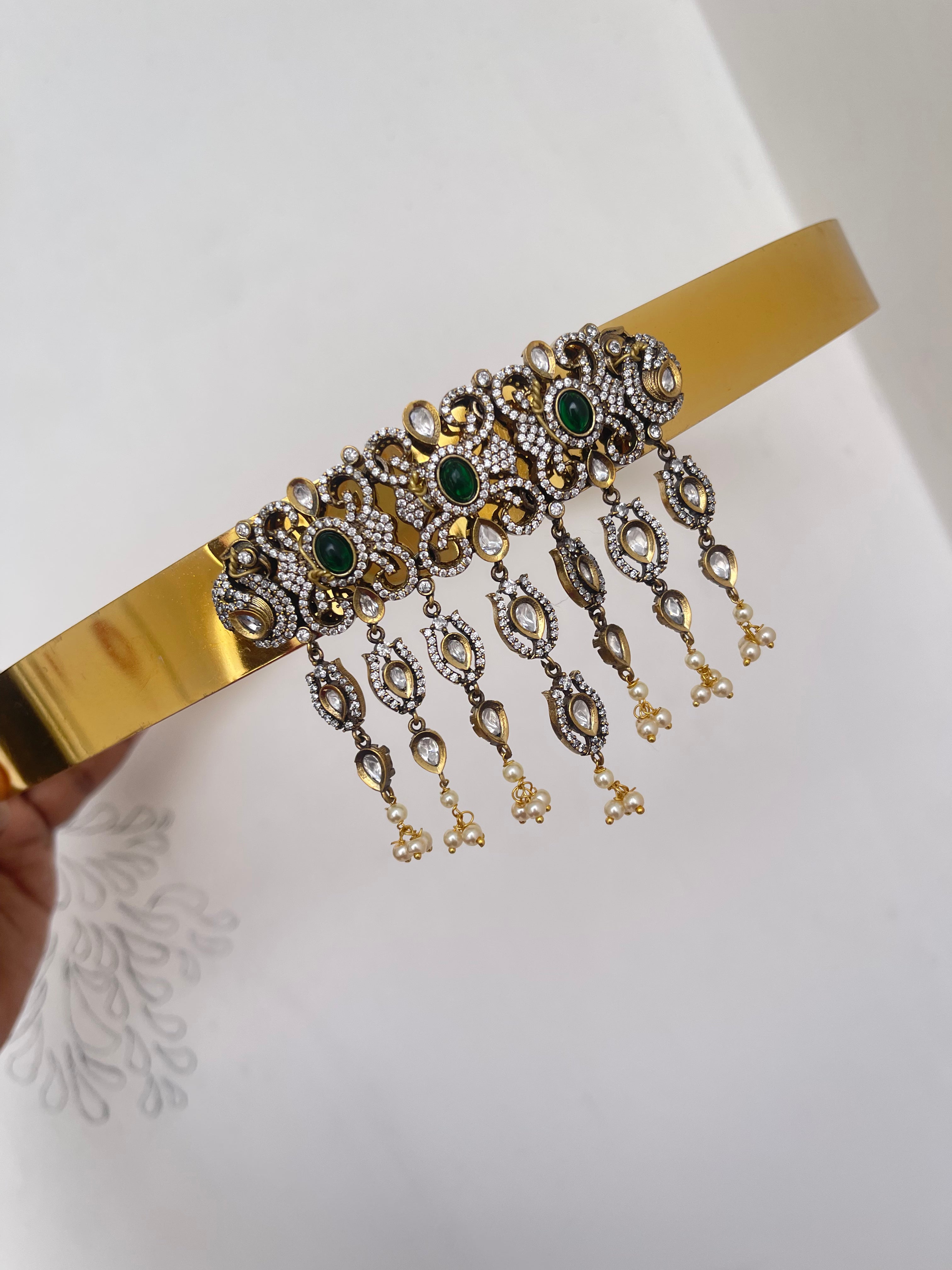 Victorian Hipbelt with hanging pendent hb500
