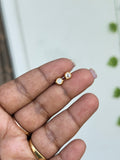 PH210 panchaloham 1 stone back screw studs suits for kids and adults