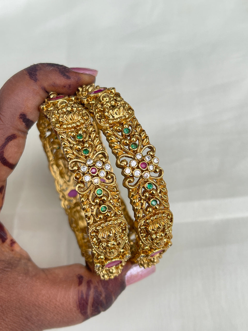 Lakshmi Devi broad bangles sb520