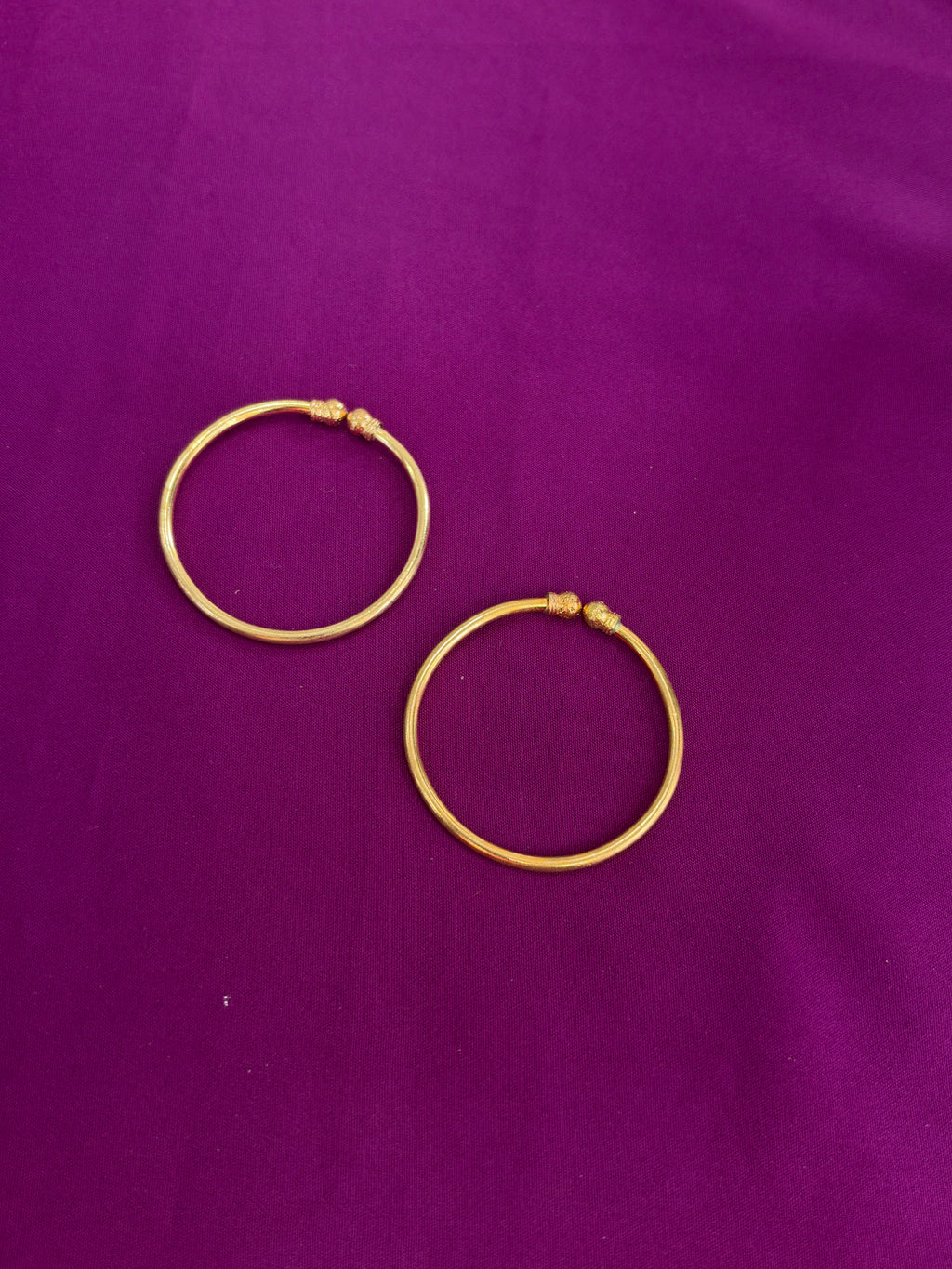 Kd067 unpolished Panchaloham kids adjustable bangles