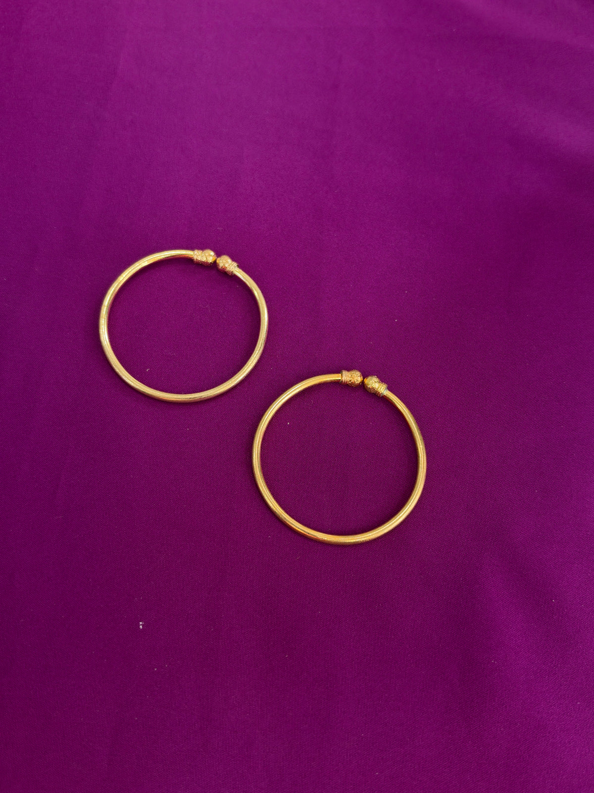 Kd067 unpolished Panchaloham kids adjustable bangles