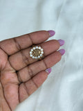 RG073 panchaloham unpolished Lakshmi Devi finger ring