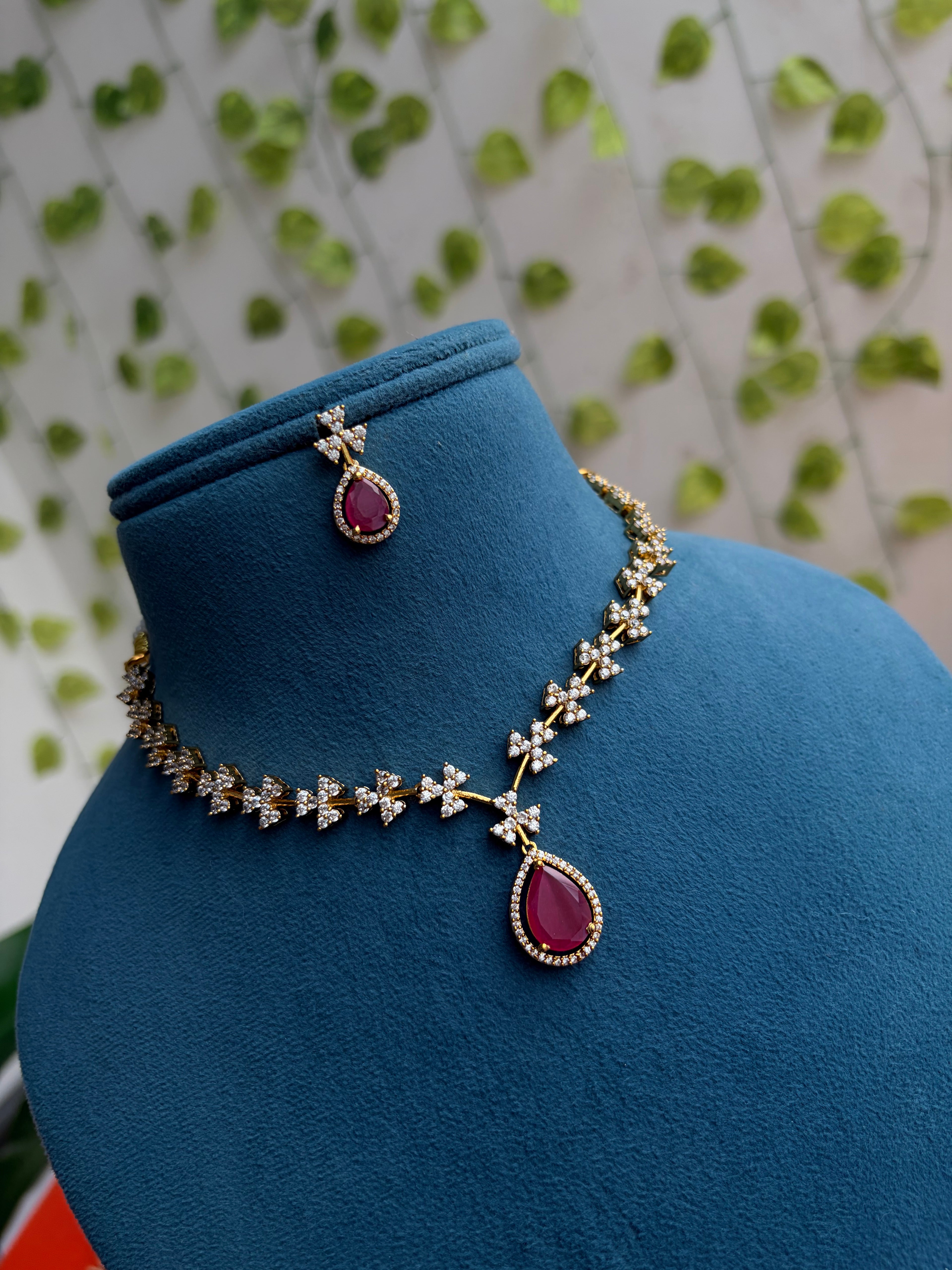 Ns280 Short Neckset with Earrings