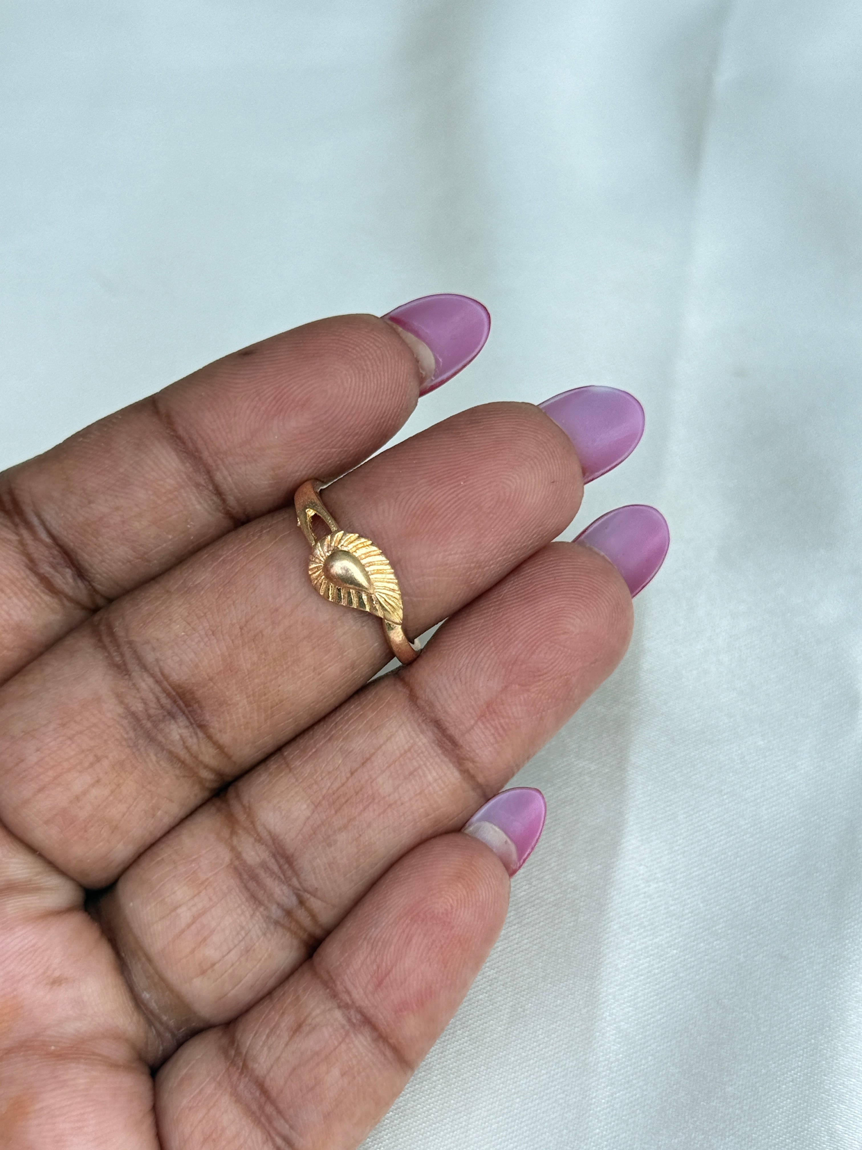 Rg099 panchaloham unpolished finger ring