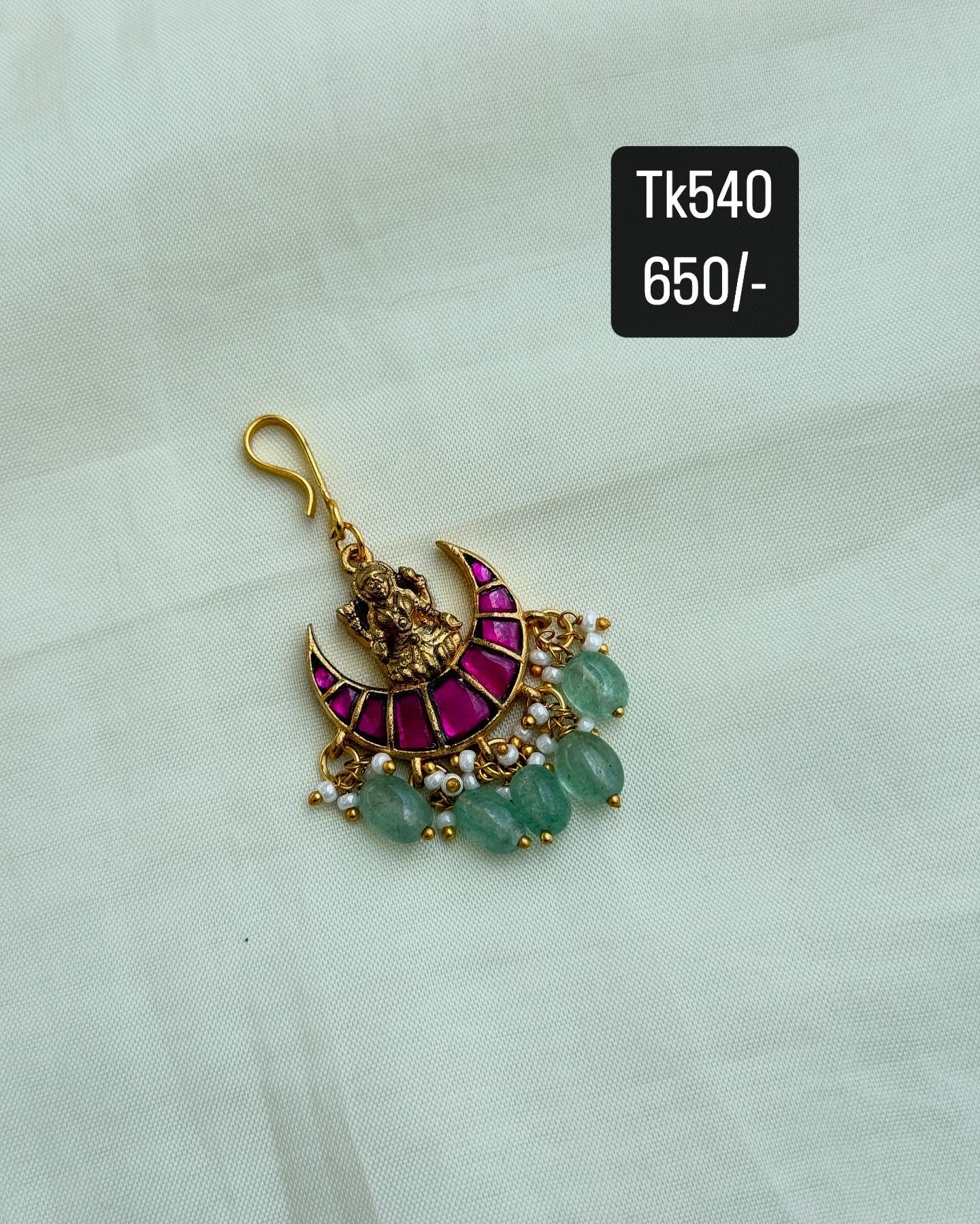 Tk540 jadau Kundan Lakshmi Devi tikka