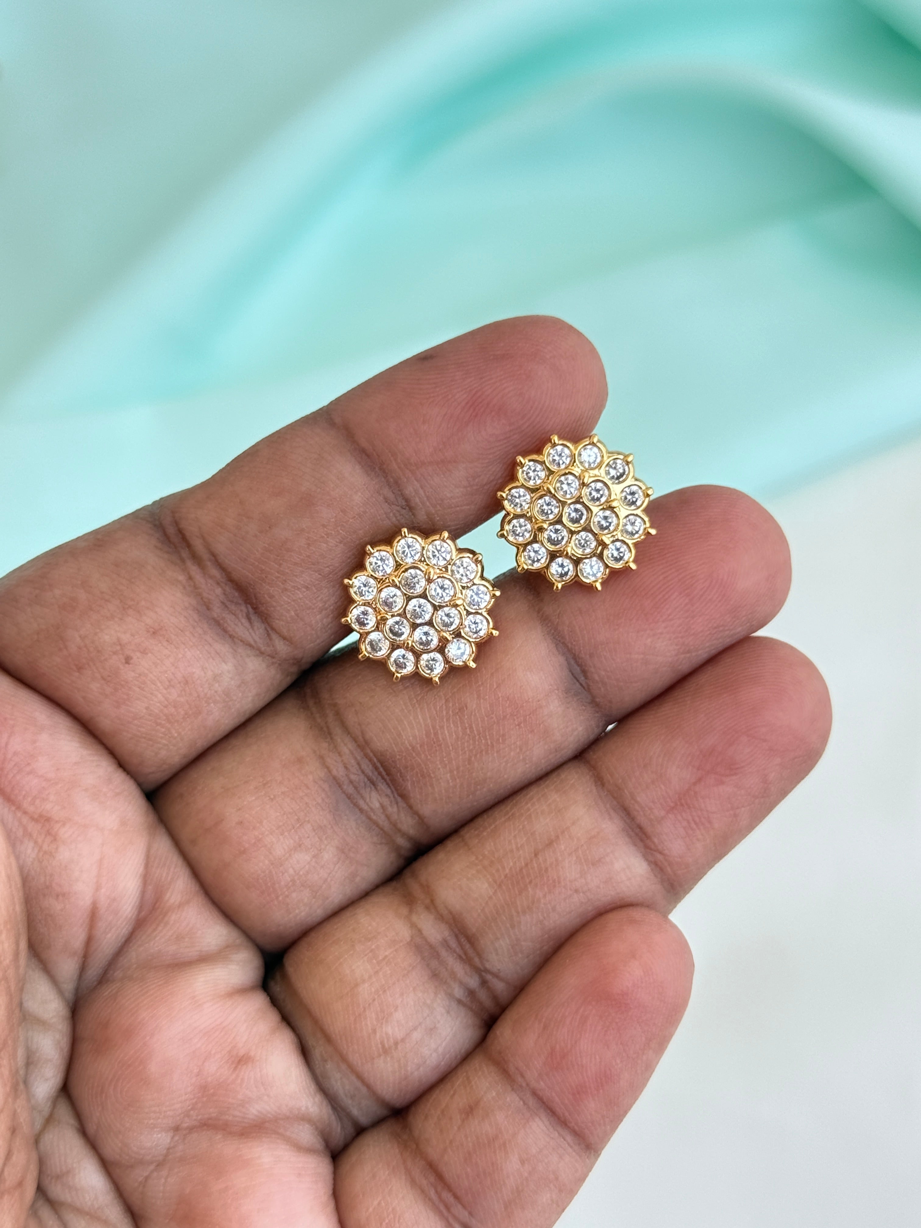 Ph521 panchaloham flower back screw studs