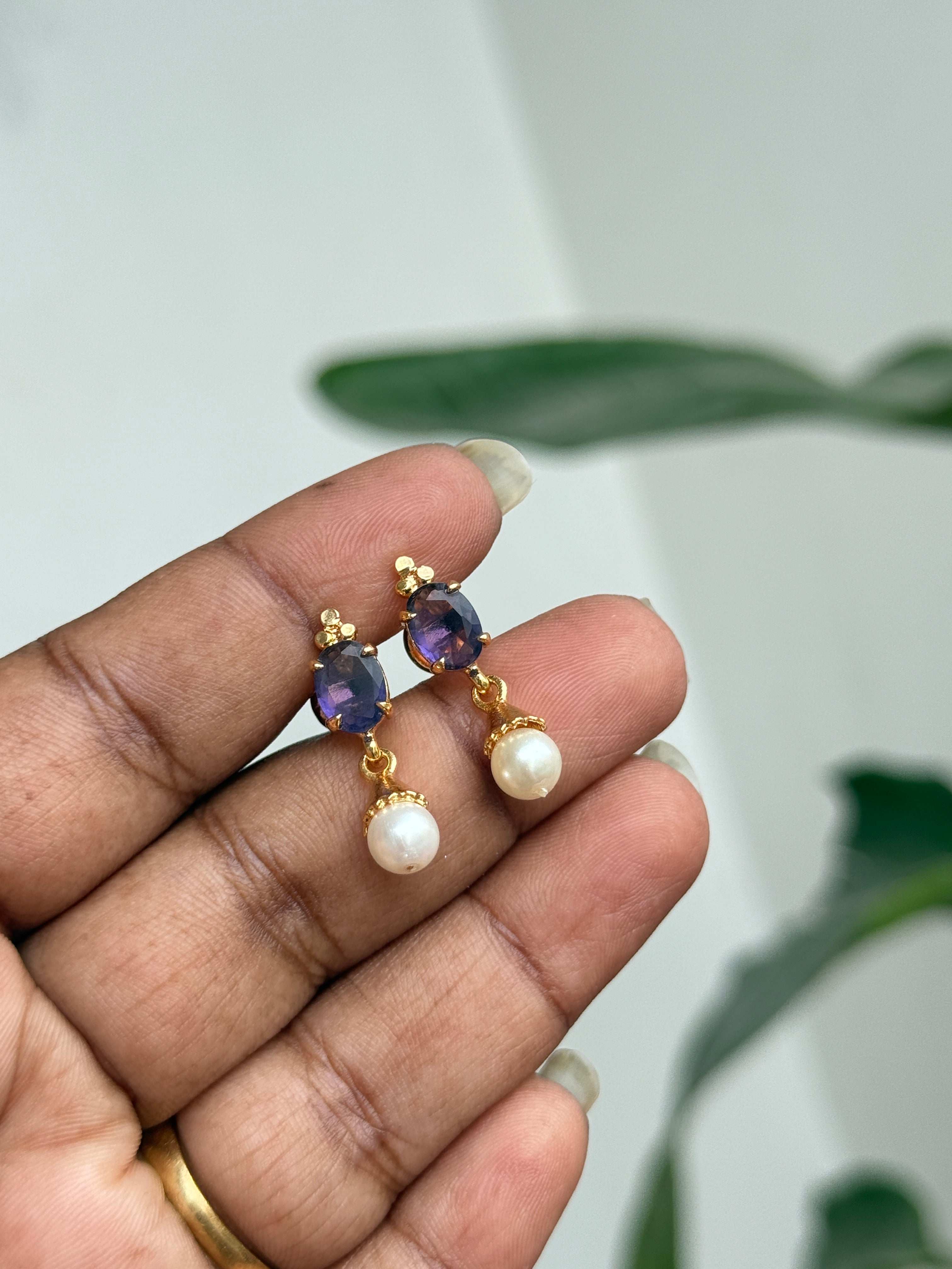 Ph053 panchaloham backscrew Earrings