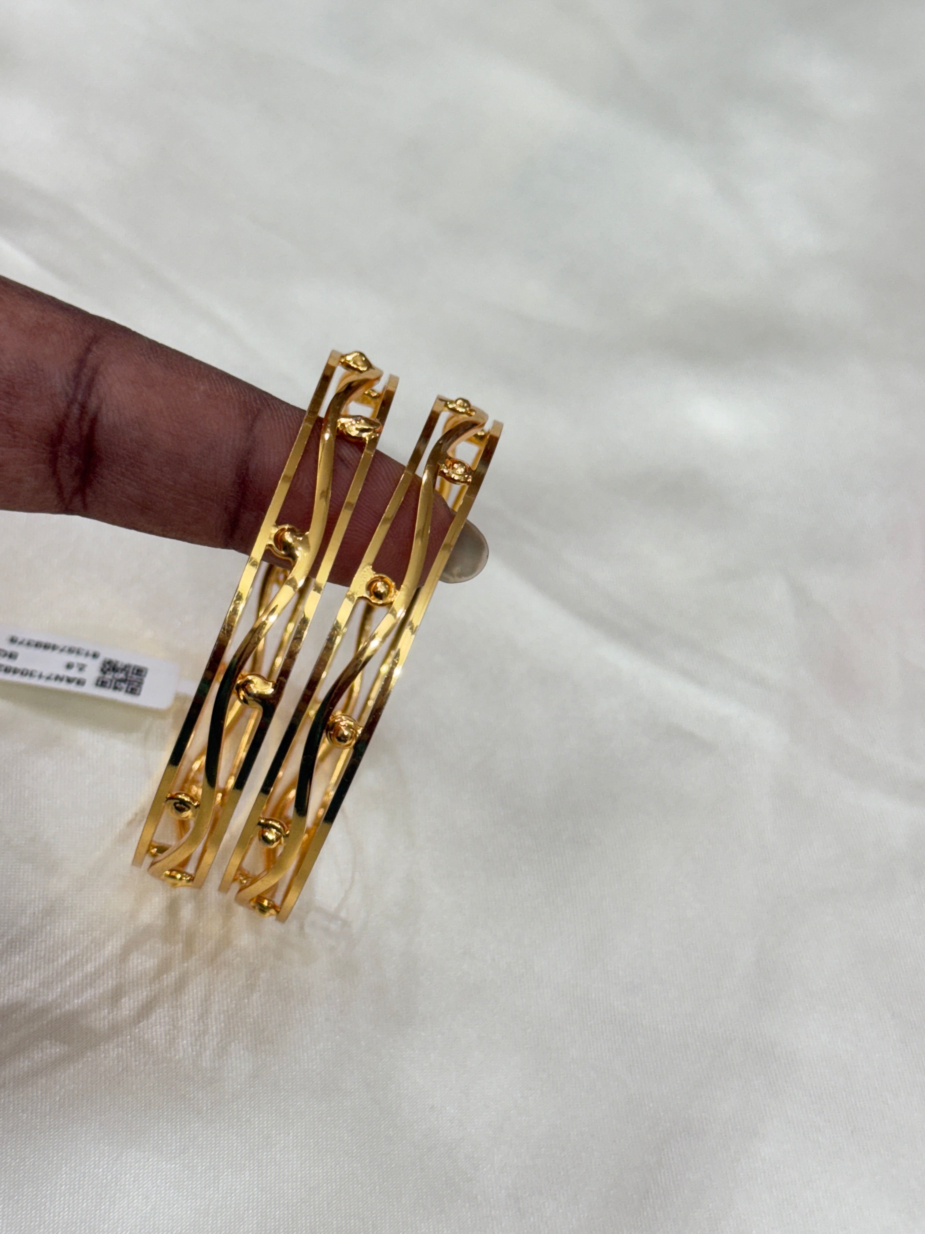 Sb134 dailywear gold bangles