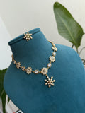 PH153 panchaloham short Neckset without ear studs