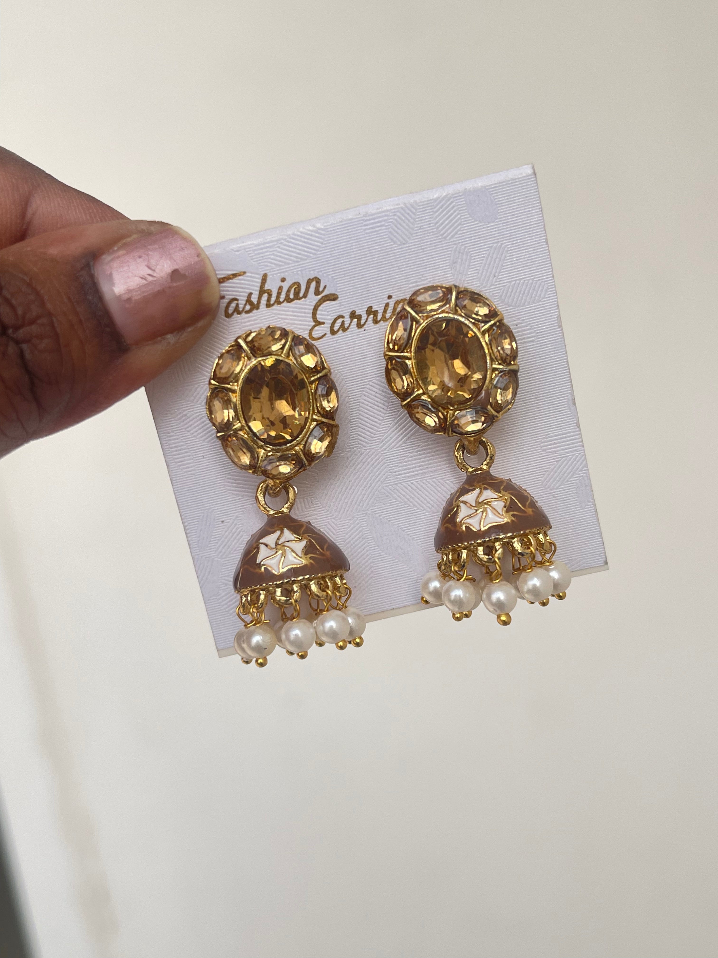 Small size Meenakari Earrings