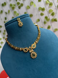 Ns902 kante short neckset with earrings