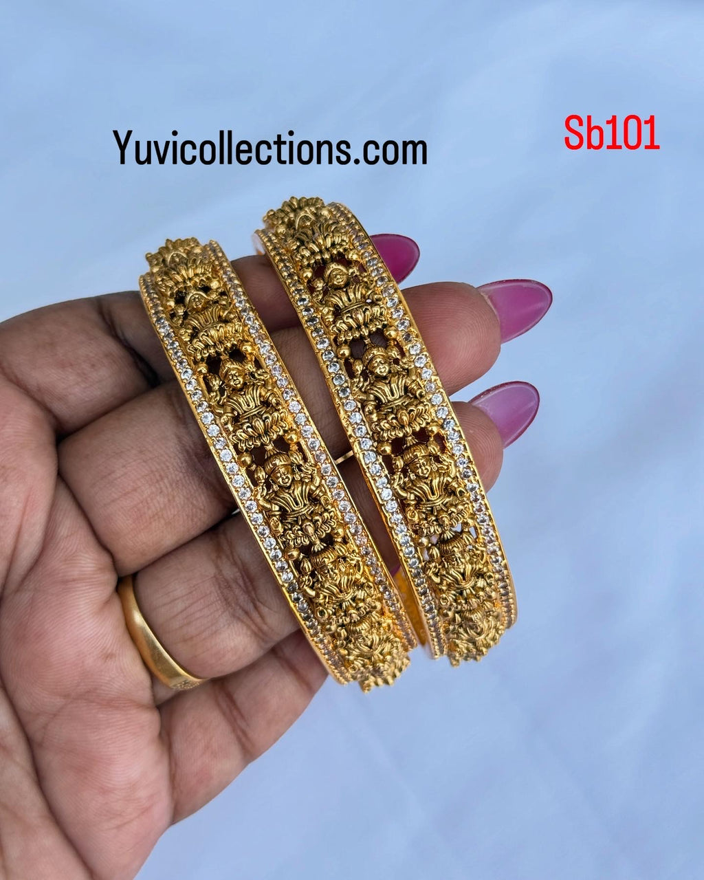 Sb101 Lakshmi Devi broad bangles