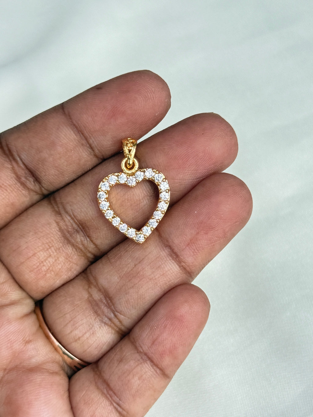 Ph145 panchaloham heart shape locket