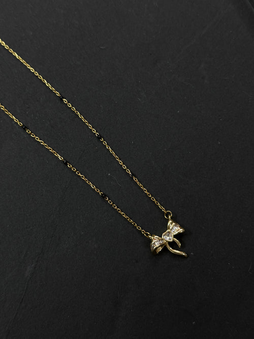 Bb039 Anti tarnish bow blackbeads