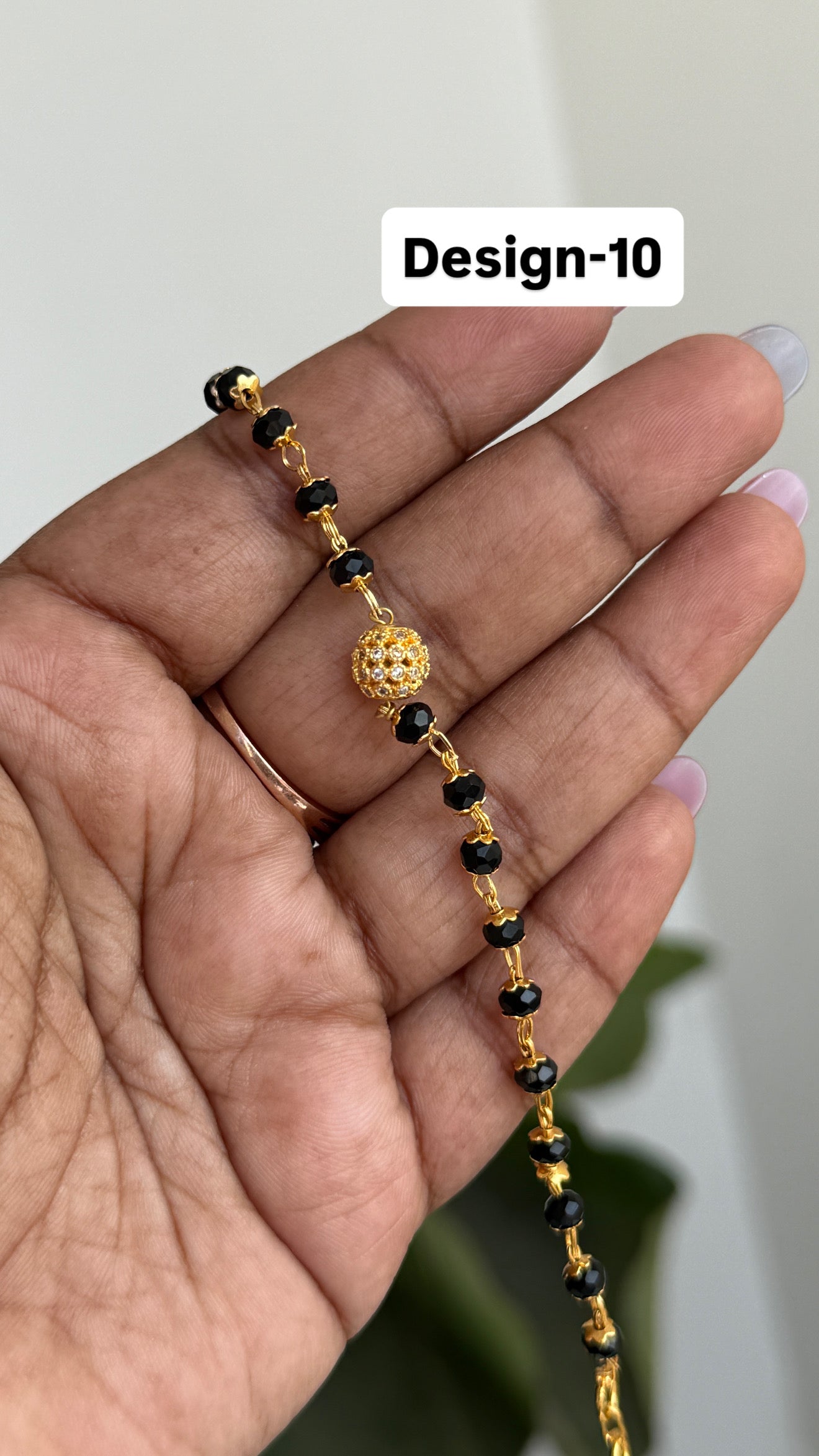 Ph202 Panchaloham blackbeads bracelet