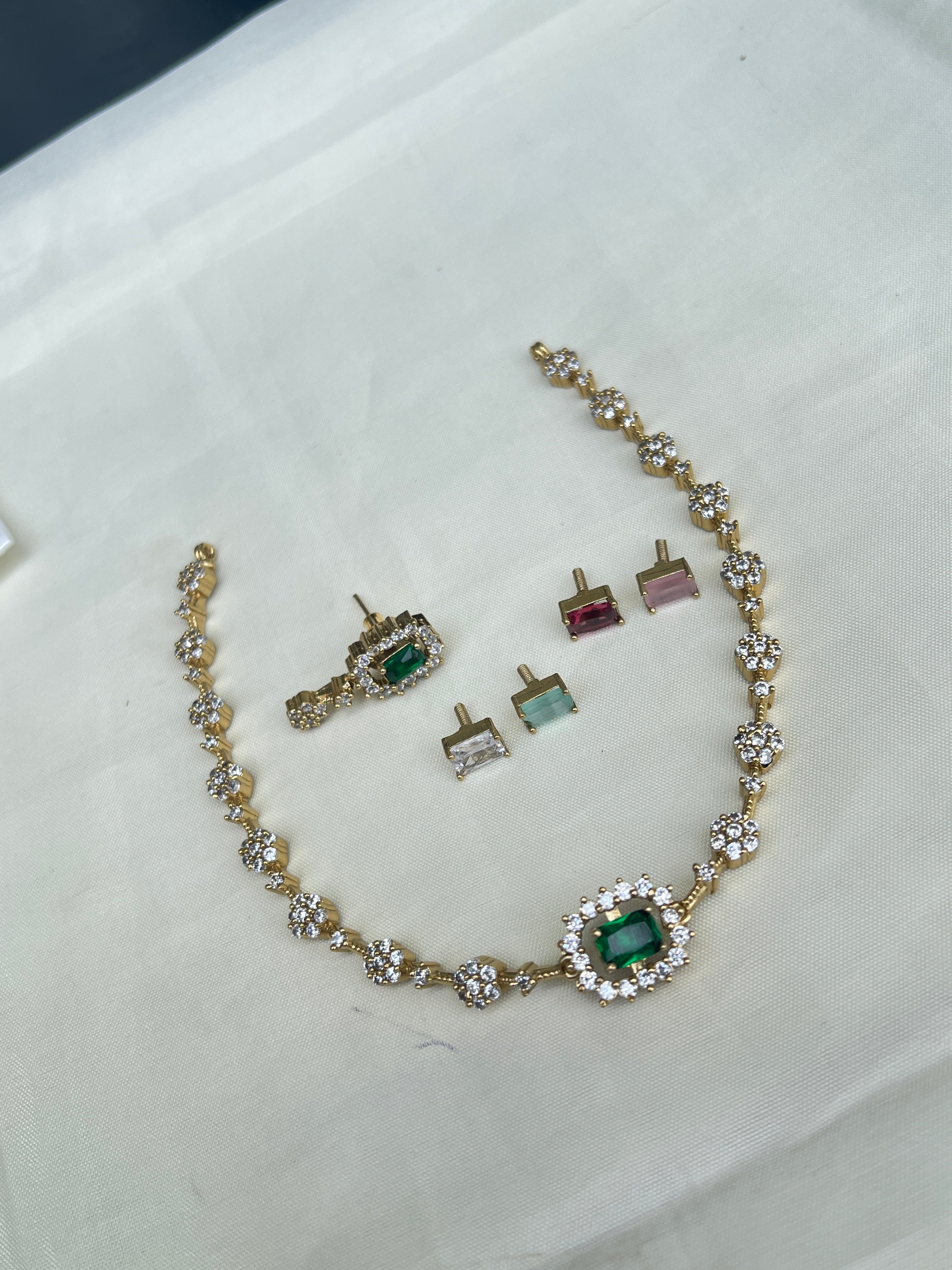 Cc001 Changeable neckset/ choker can use in 2 ways