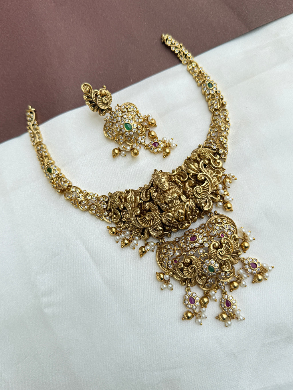 Ns394 Lakshmi devi nakshi neckset