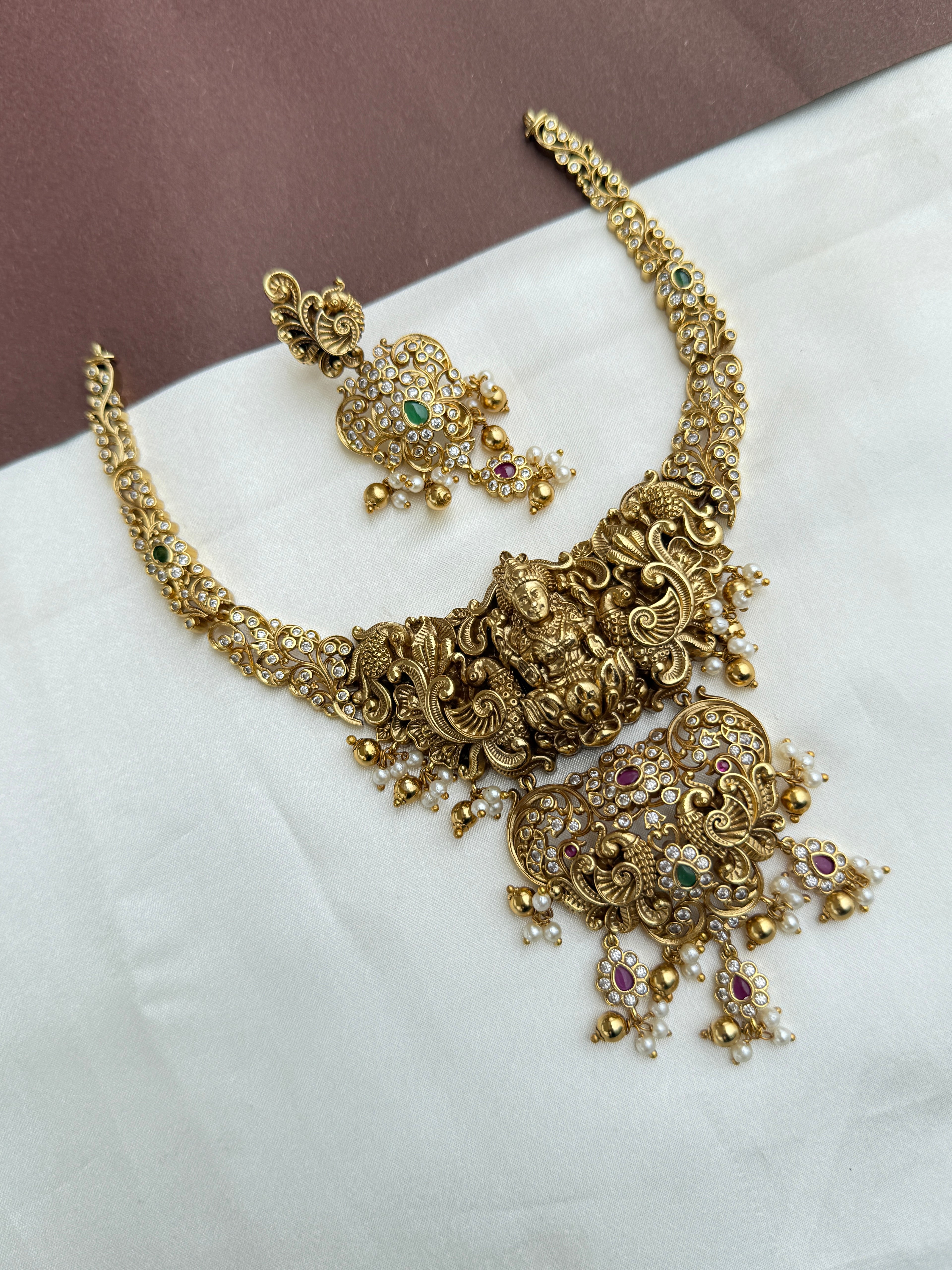 Ns394 Lakshmi devi nakshi neckset