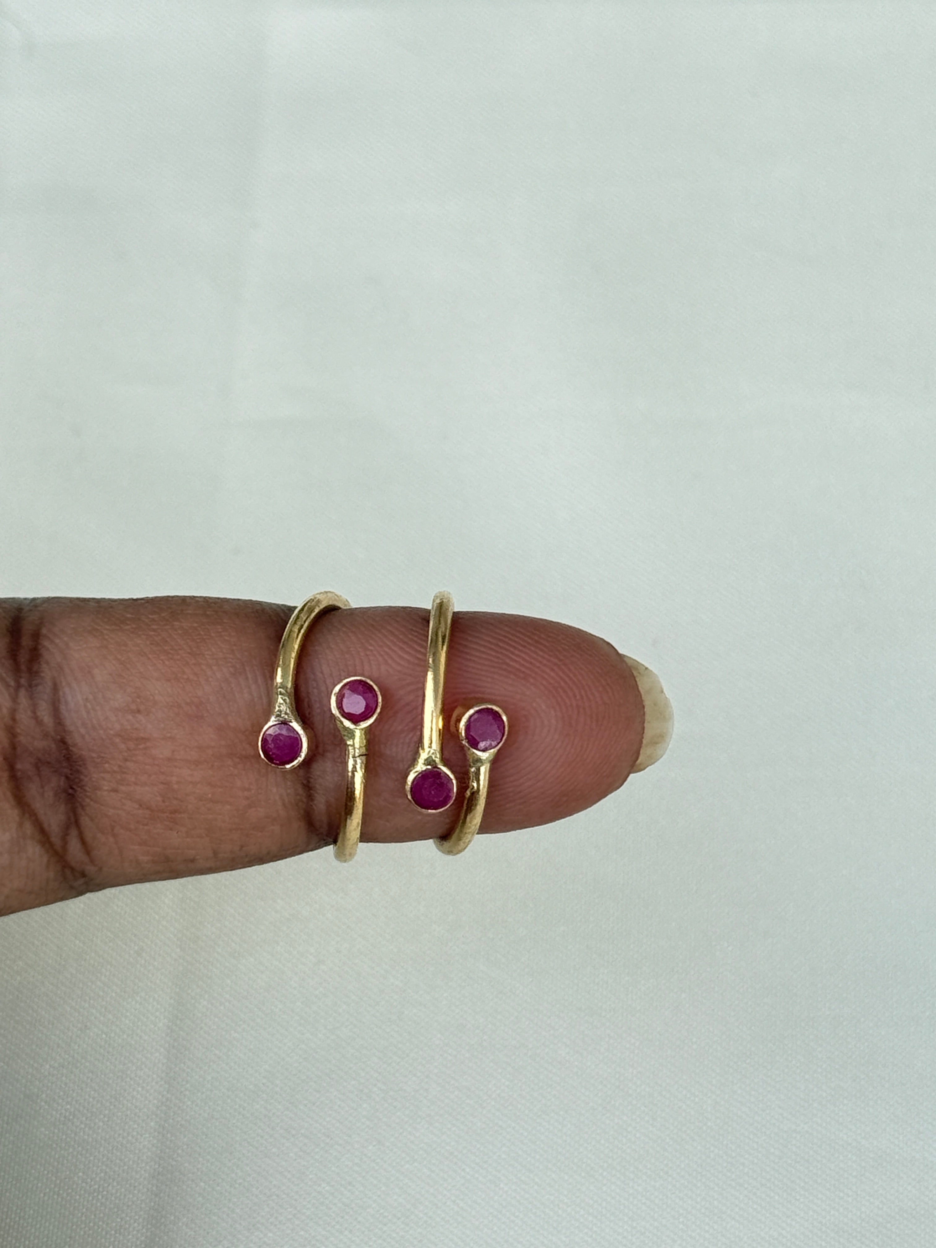 Tr001 adjustable panchaloham toe rings