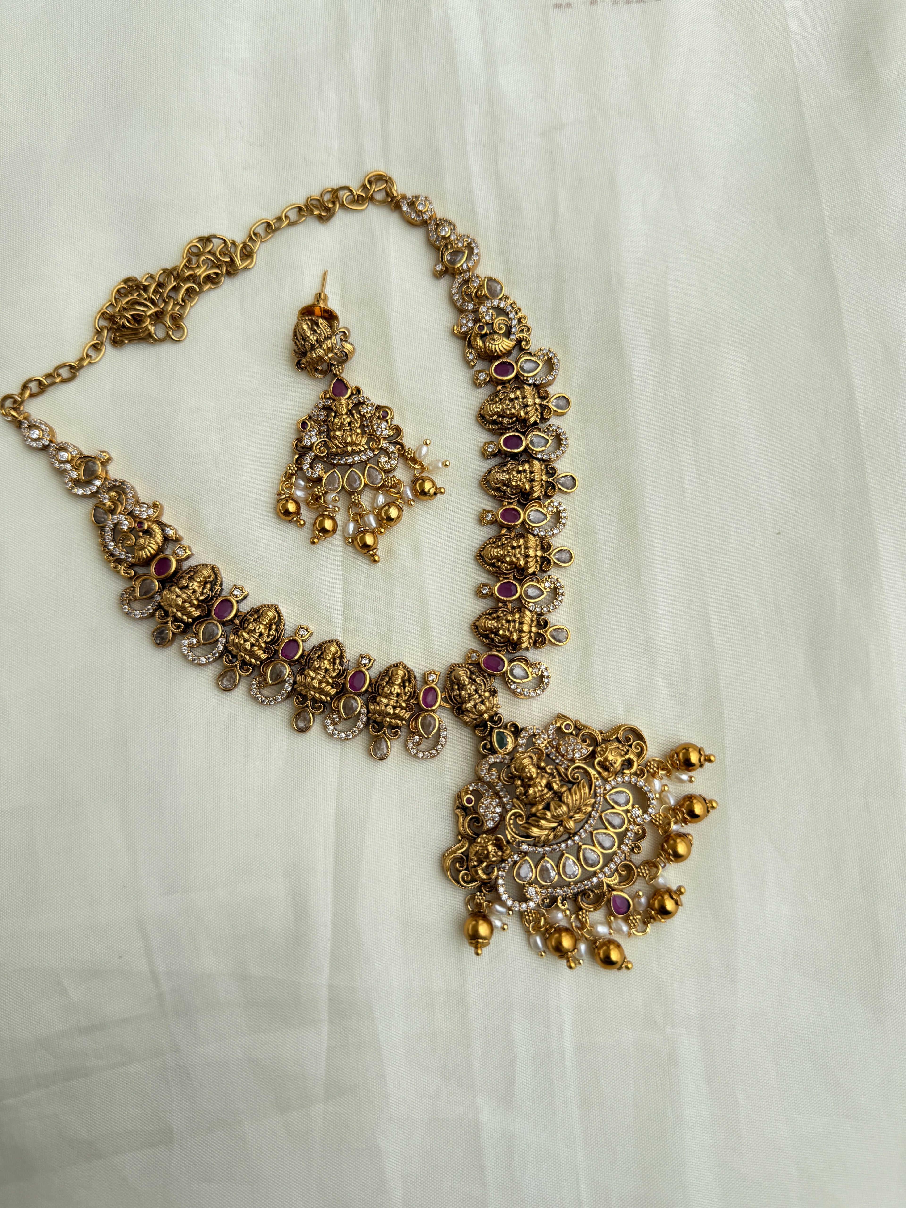 Ns313 nakshi Lakshmi Devi neckset