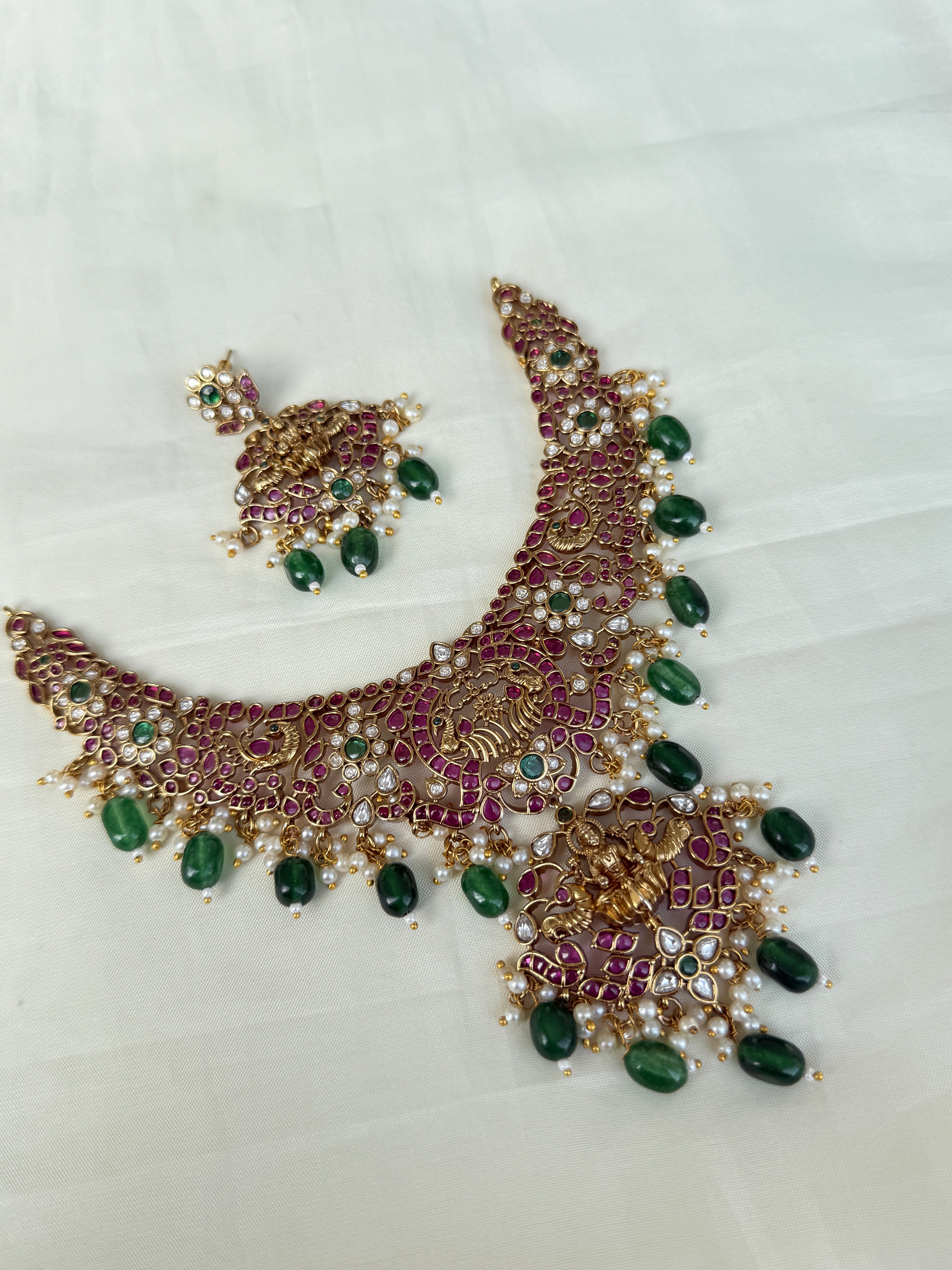 Ns285 Lakshmi Devi Kemp neckset