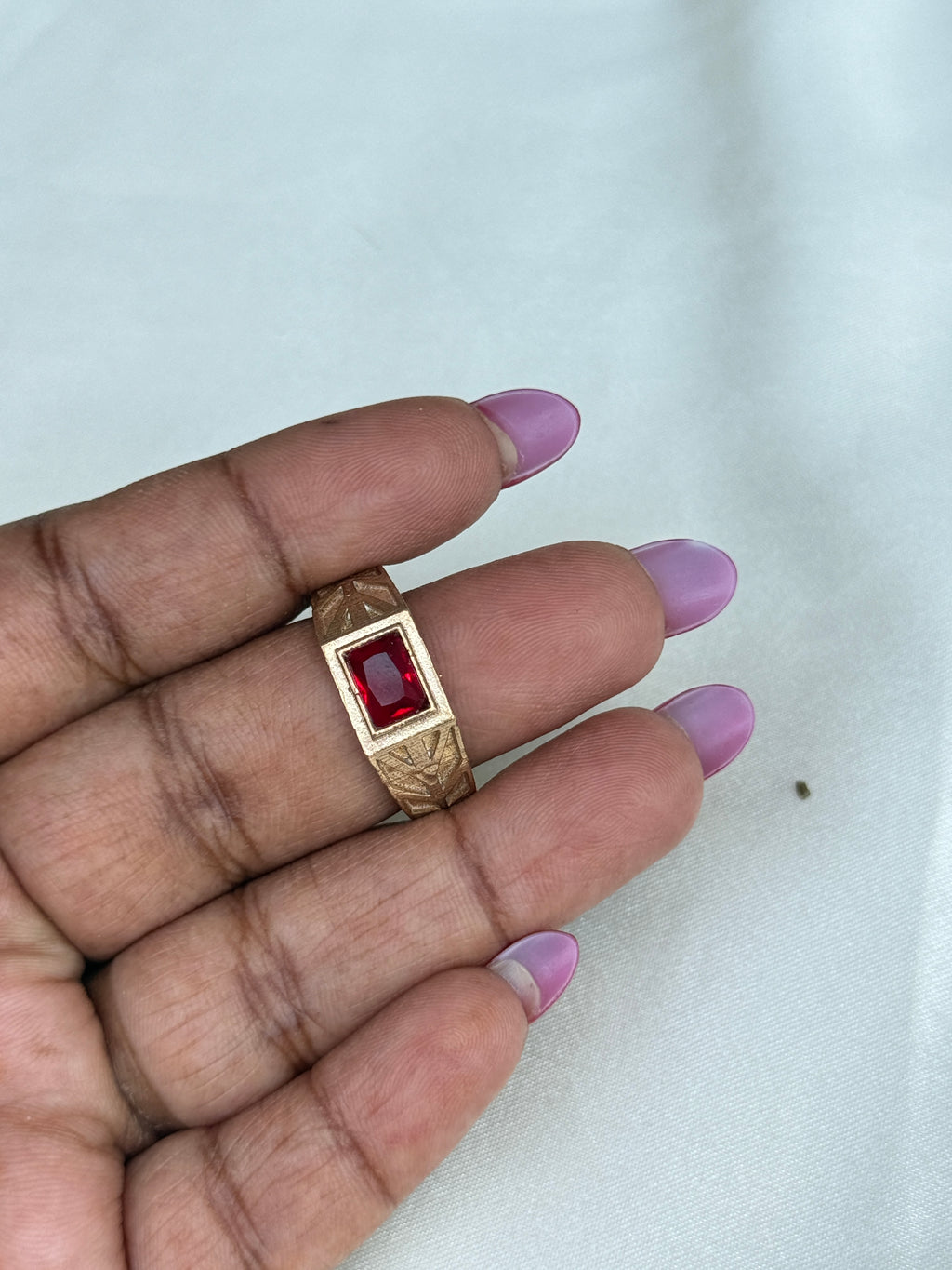 RG102 panchaloham unpolished finger ring