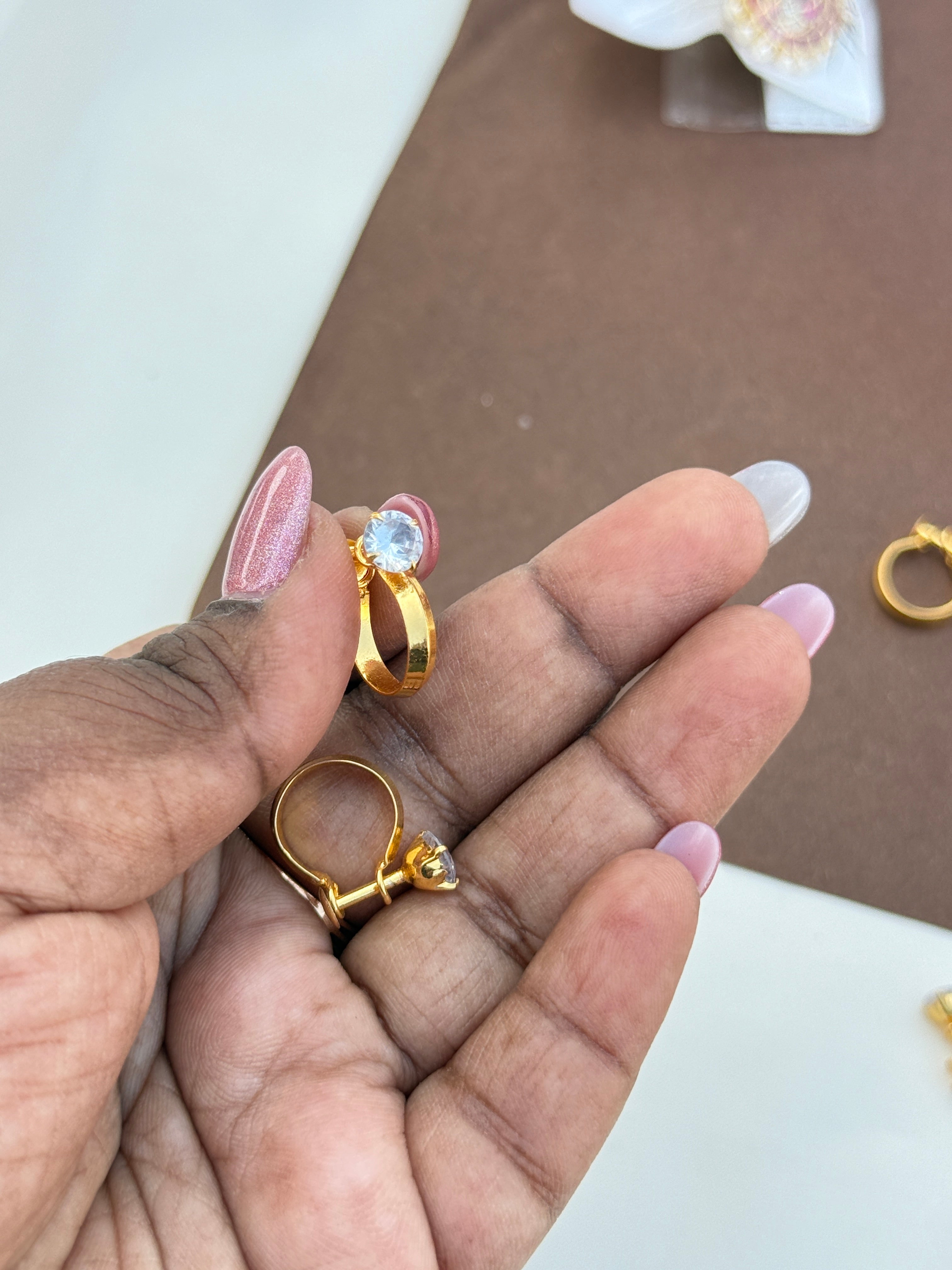 Ph222 microgold u earrings