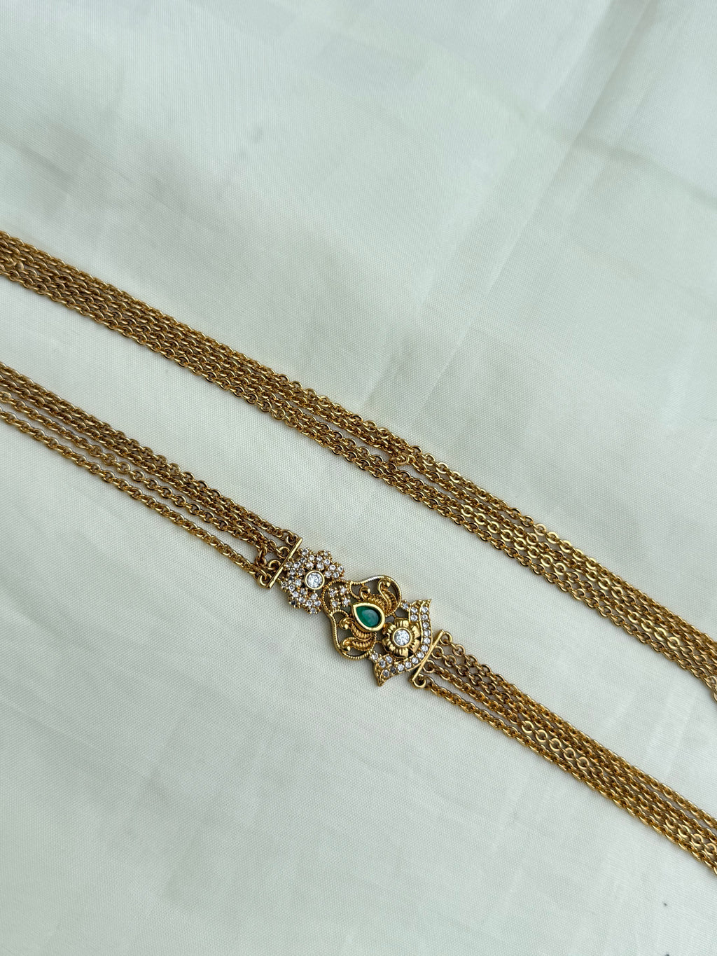 Ch5067 green lotus chandraharam